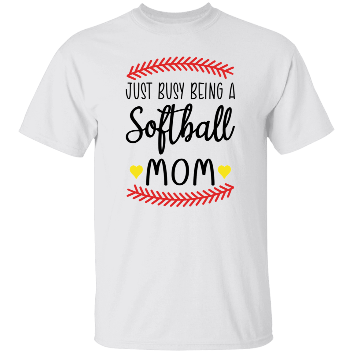 Busy Being a Softball Mom T-Shirt